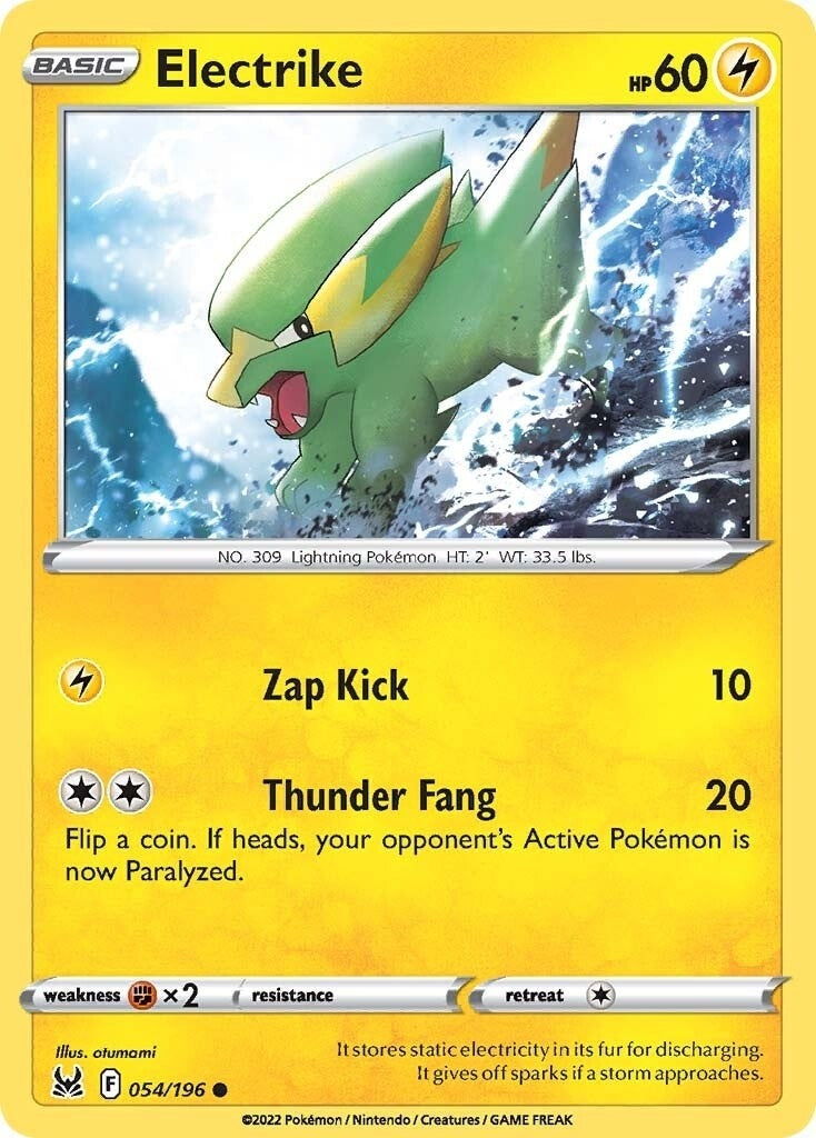 Image for Electrike (054/196) (SWSH11: Lost Origin) (SWSH11) - Pokemon