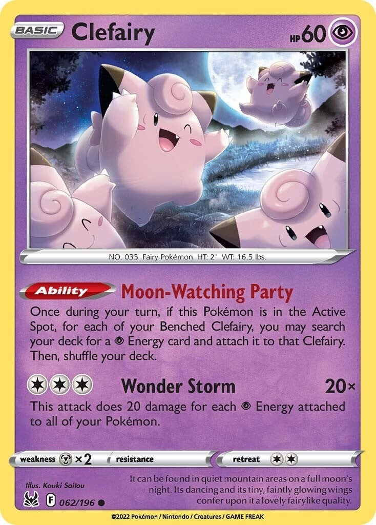 Image for Clefairy (062/196) (SWSH11: Lost Origin) (SWSH11) - Pokemon