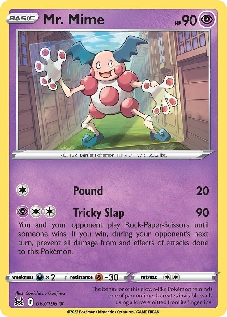 Image for Mr. Mime (067/196) (SWSH11: Lost Origin) (SWSH11) - Pokemon