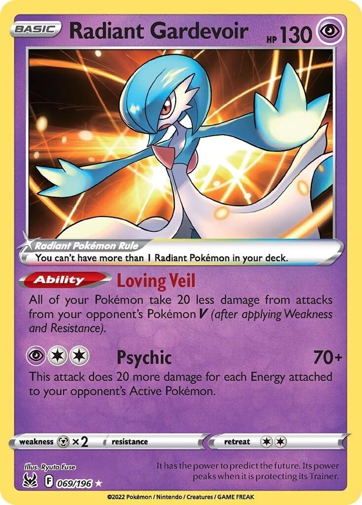 Image for Radiant Gardevoir (069/196) (SWSH11: Lost Origin) (SWSH11) - Pokemon