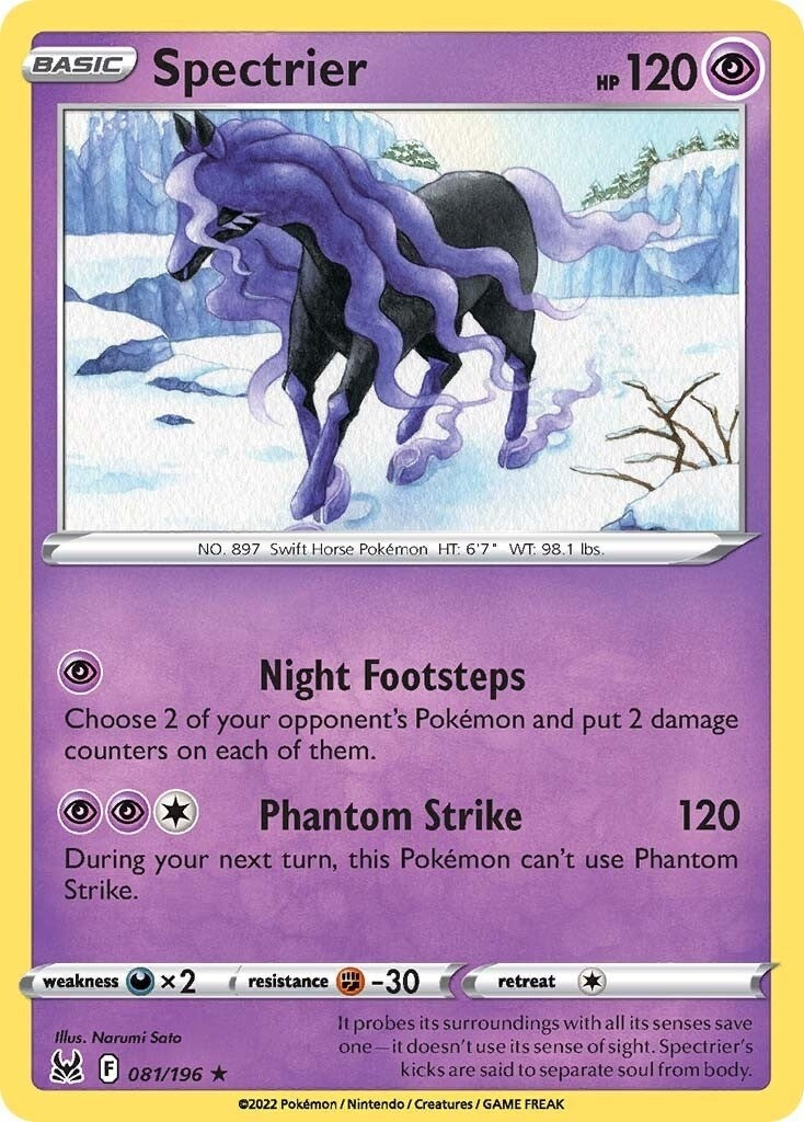 Image for Spectrier (081/196) (SWSH11: Lost Origin) (SWSH11) - Pokemon