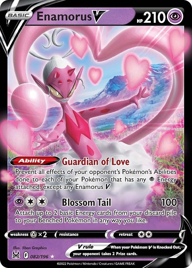 Image for Enamorus V (082/196) (SWSH11: Lost Origin) (SWSH11) - Pokemon