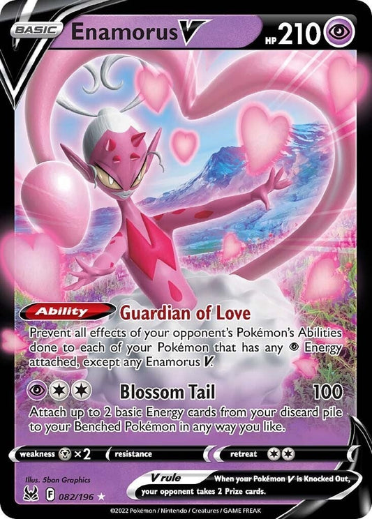Image for Enamorus V (082/196) (SWSH11: Lost Origin) (SWSH11) - Pokemon