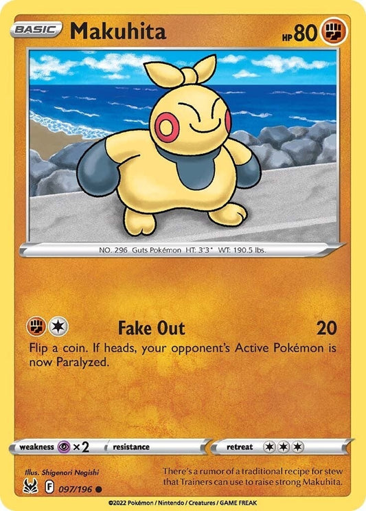 Image for Makuhita (097/196) (SWSH11: Lost Origin) (SWSH11) - Pokemon