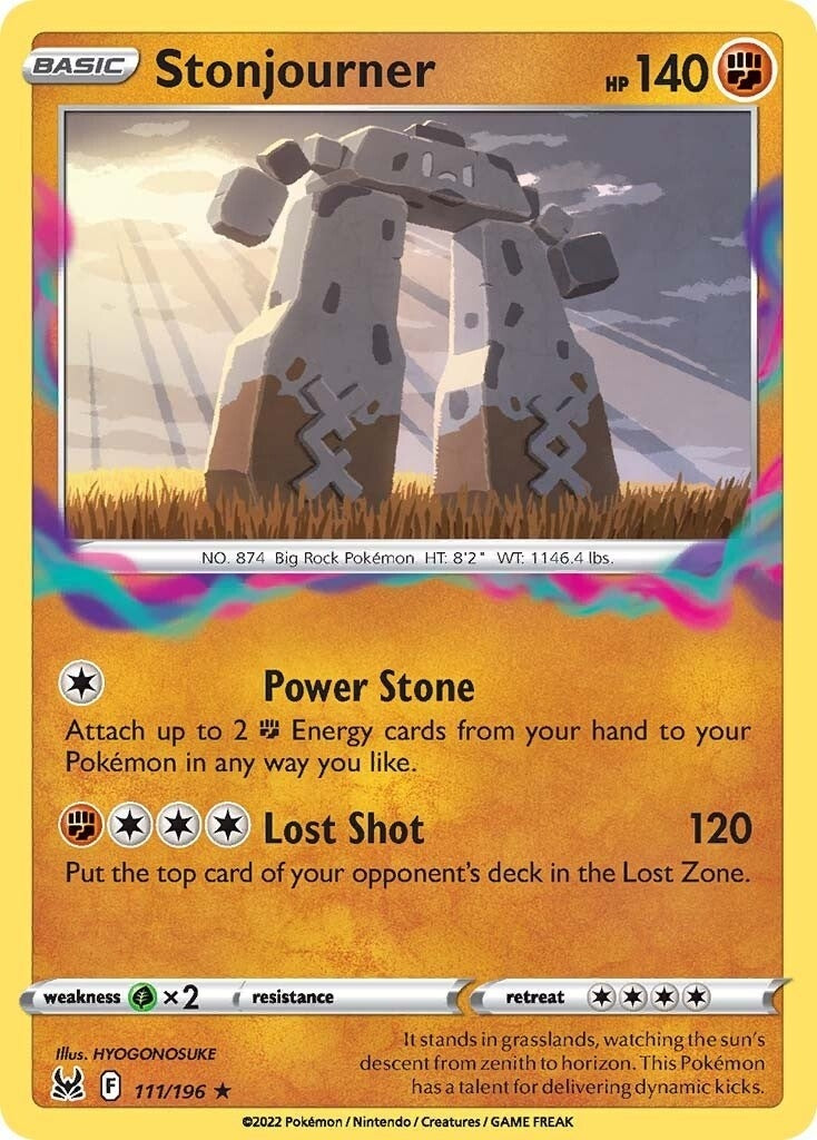 Image for Stonjourner (111/196) (SWSH11: Lost Origin) (SWSH11) - Pokemon