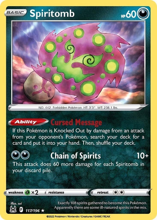 Image for Spiritomb (117/196) (SWSH11: Lost Origin) (SWSH11) - Pokemon