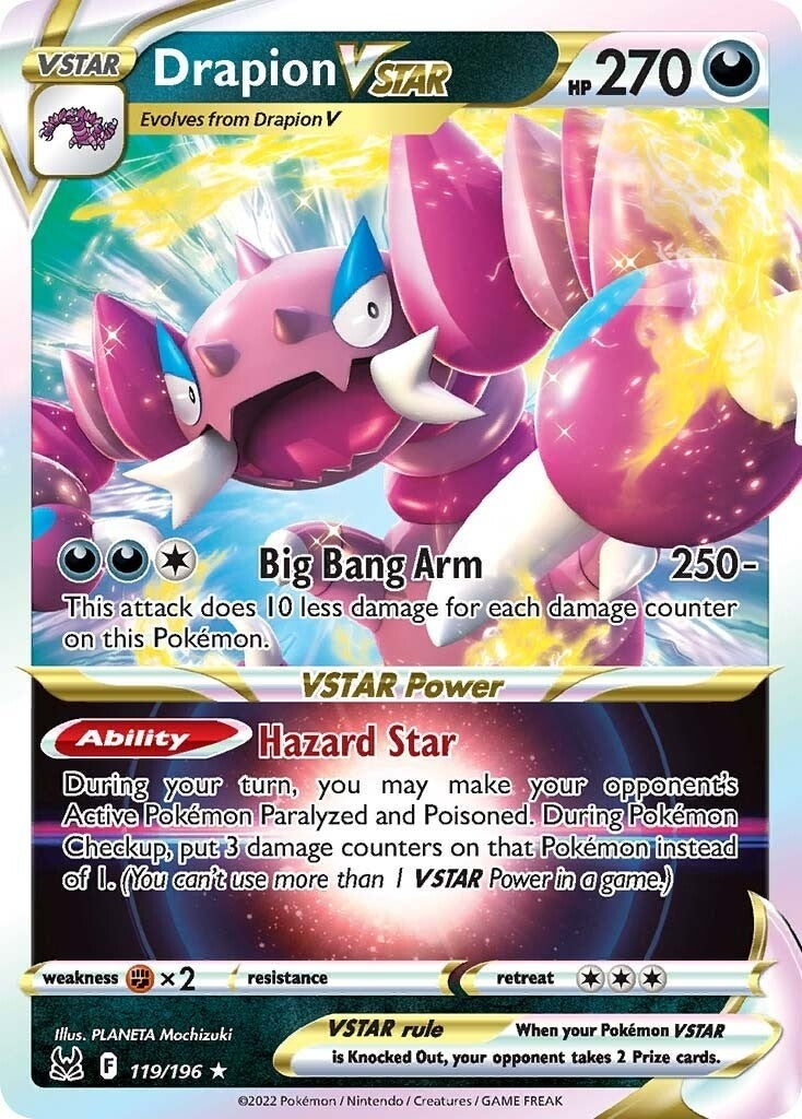 Image for Drapion VSTAR (119/196) (SWSH11: Lost Origin) (SWSH11) - Pokemon