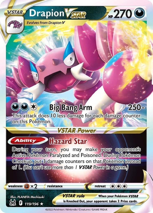 Image for Drapion VSTAR (119/196) (SWSH11: Lost Origin) (SWSH11) - Pokemon