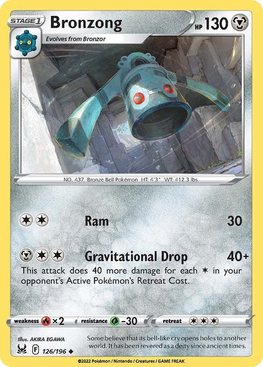 Image for Bronzong (126/196) (SWSH11: Lost Origin) (SWSH11) - Pokemon