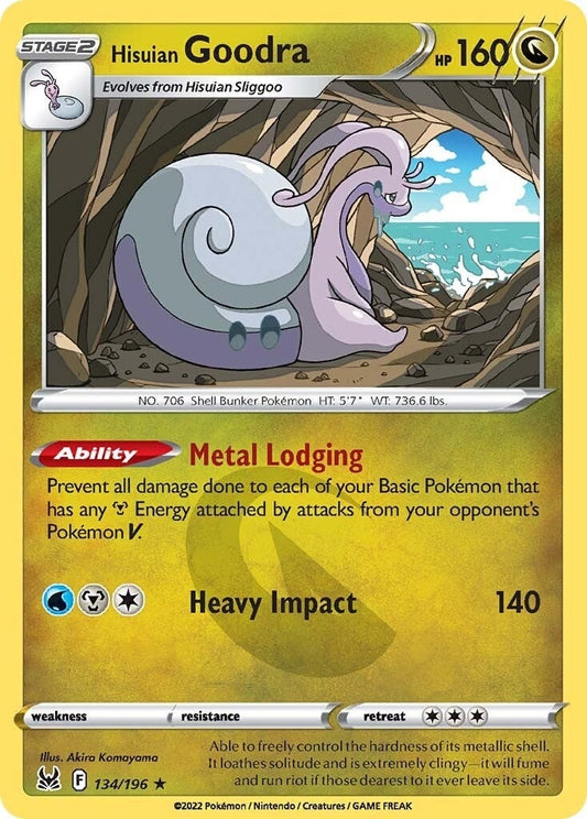 Image for Hisuian Goodra (134/196) (SWSH11: Lost Origin) (SWSH11) - Pokemon