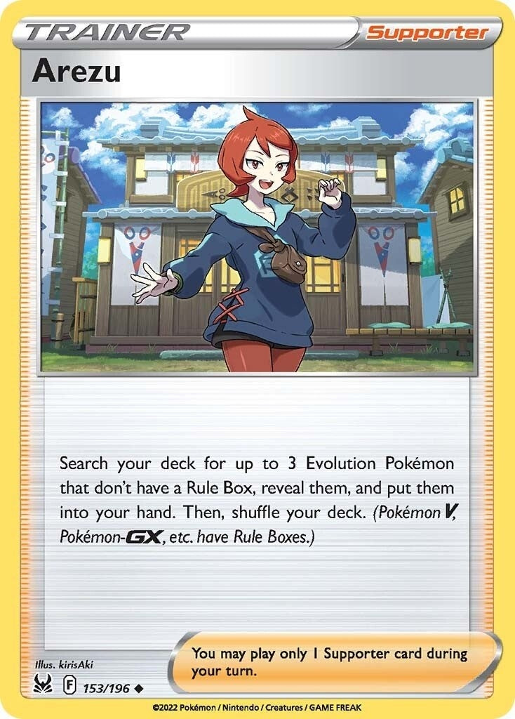 Image for Arezu (153/196) (SWSH11: Lost Origin) (SWSH11) - Pokemon