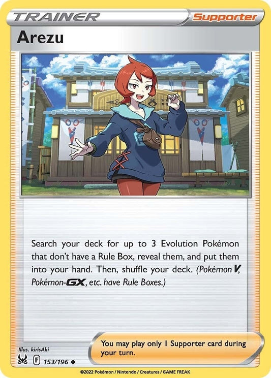 Image for Arezu (153/196) (SWSH11: Lost Origin) (SWSH11) - Pokemon