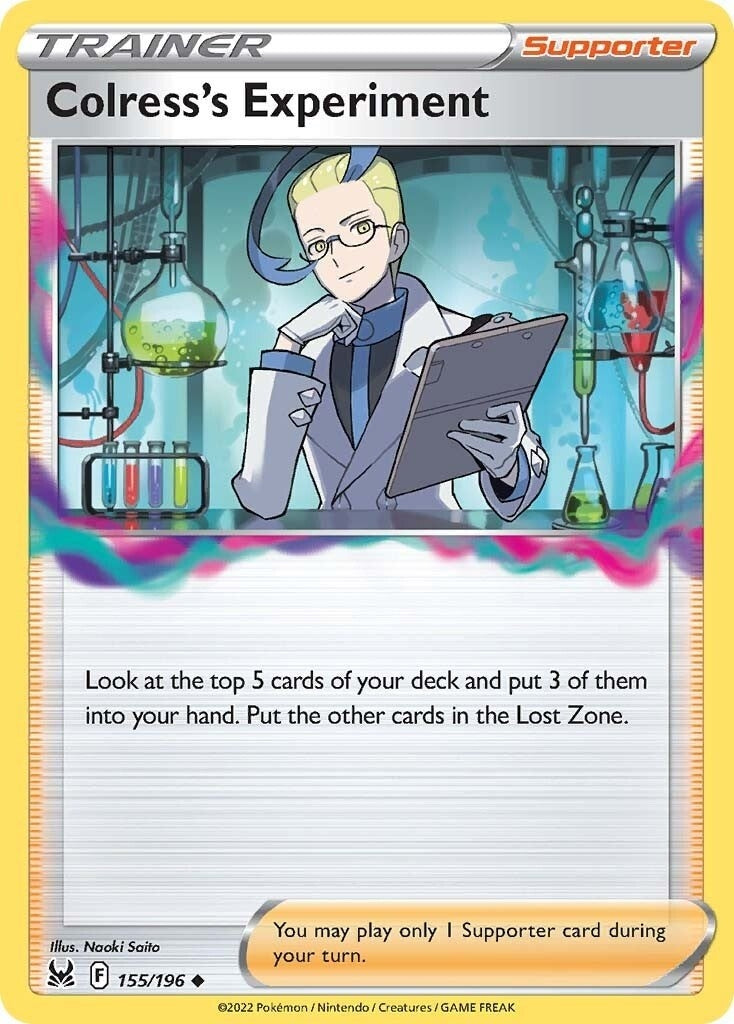 Image for Colress's Experiment (155/196) (SWSH11: Lost Origin) (SWSH11) - Pokemon