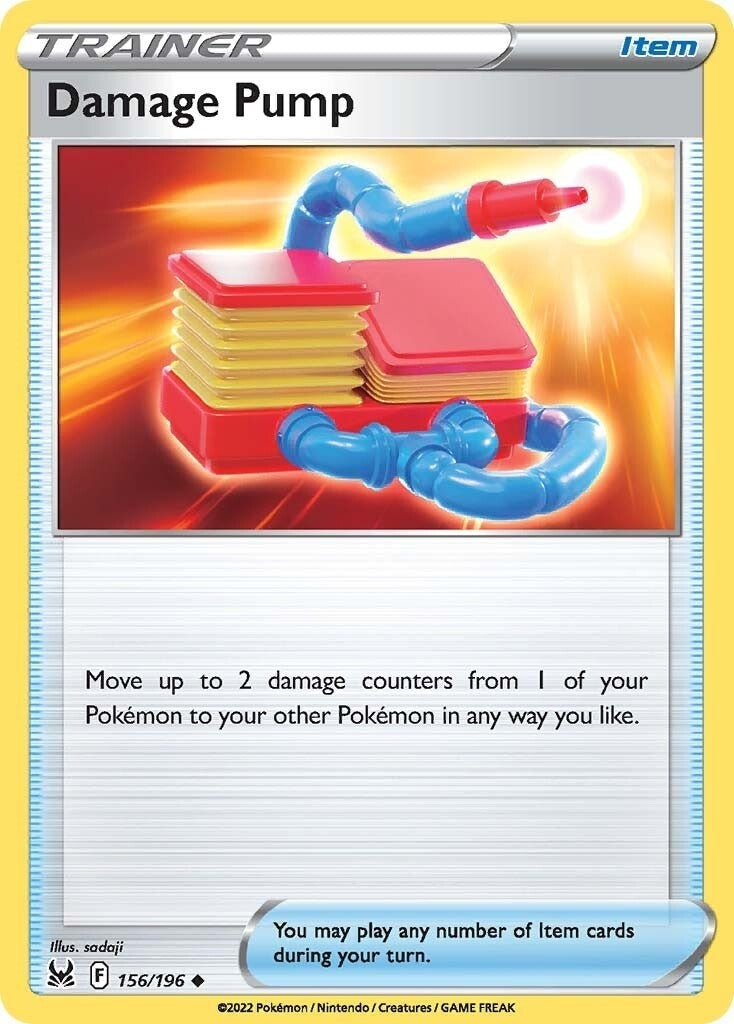 Image for Damage Pump (156/196) (SWSH11: Lost Origin) (SWSH11) - Pokemon