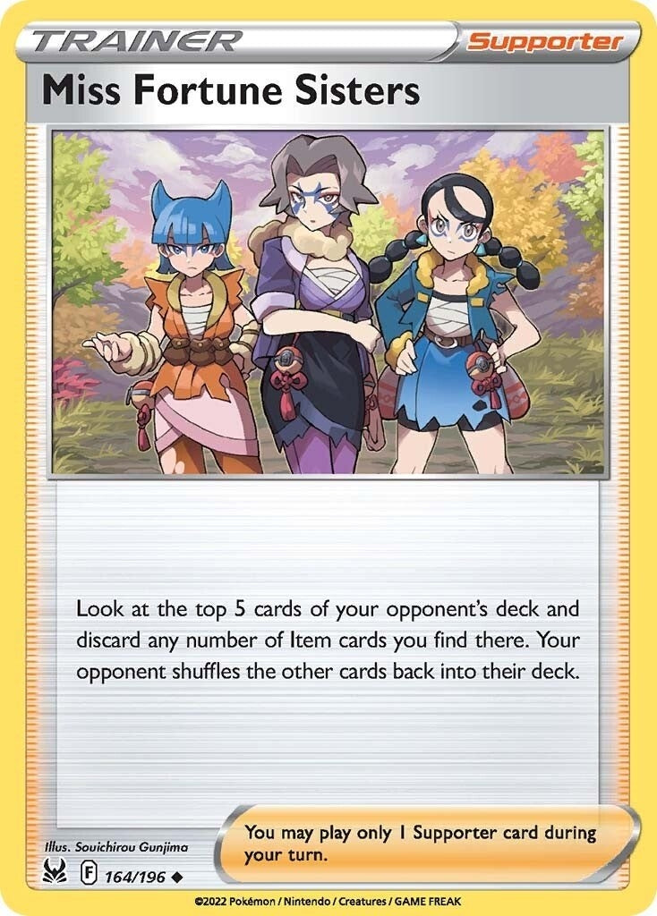 Image for Miss Fortune Sisters (164/196) (SWSH11: Lost Origin) (SWSH11) - Pokemon