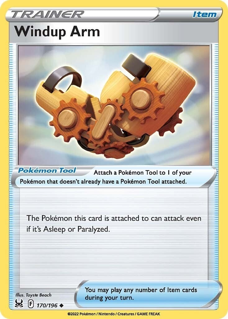 Image for Windup Arm (170/196) (SWSH11: Lost Origin) (SWSH11) - Pokemon