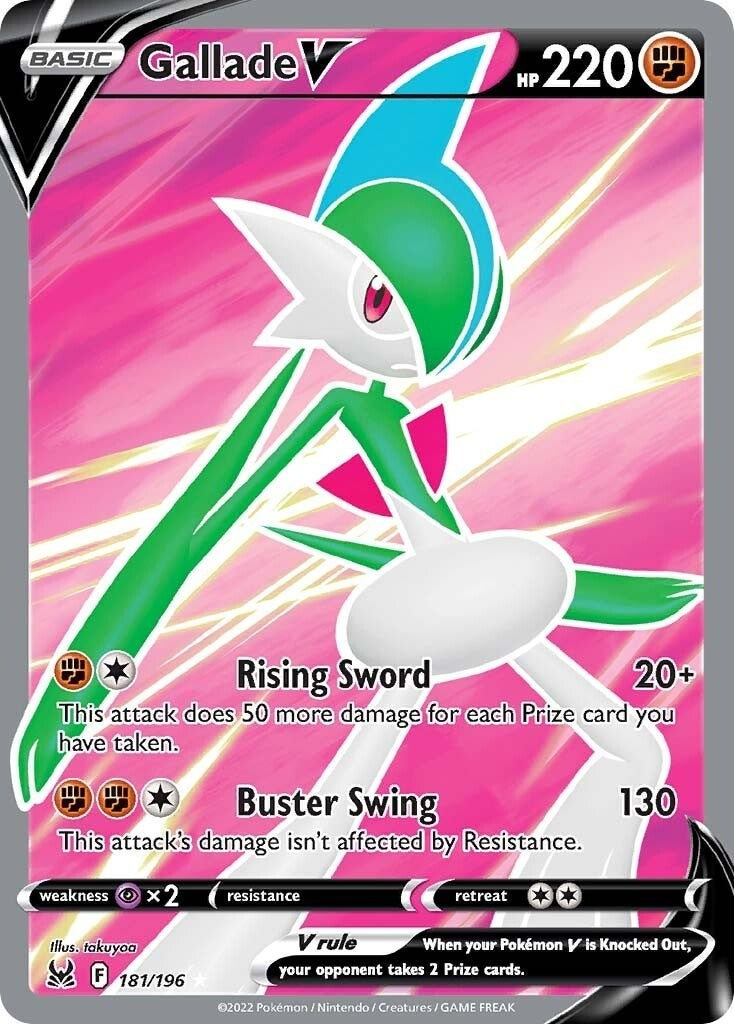 Image for Gallade V (Full Art) (181/196) (SWSH11: Lost Origin) (SWSH11) - Pokemon
