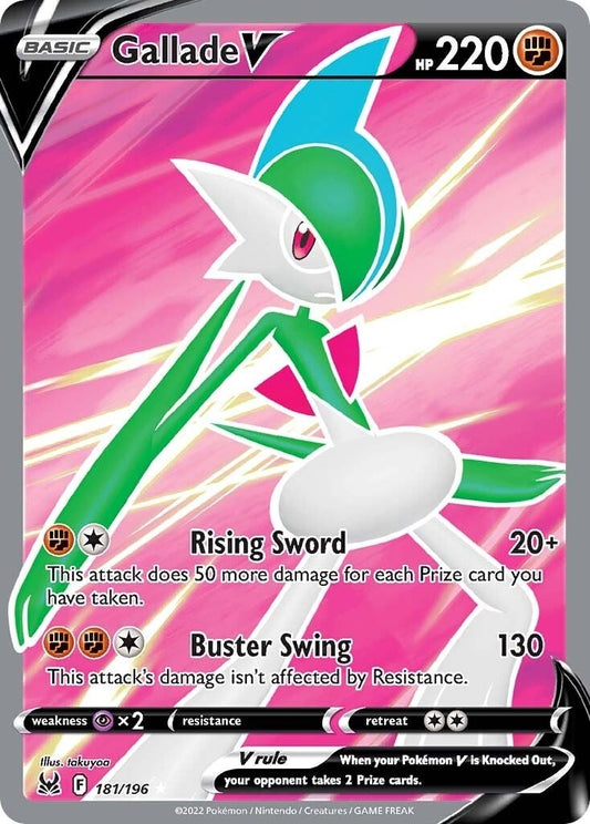 Image for Gallade V (Full Art) (181/196) (SWSH11: Lost Origin) (SWSH11) - Pokemon