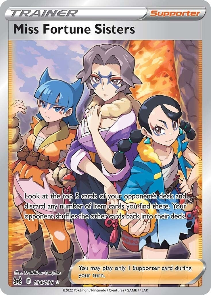 Image for Miss Fortune Sisters (Full Art) (194/196) (SWSH11: Lost Origin) (SWSH11) - Pokemon