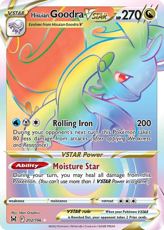 Image for Hisuian Goodra VSTAR (Secret) (202/196) (SWSH11: Lost Origin) (SWSH11) - Pokemon
