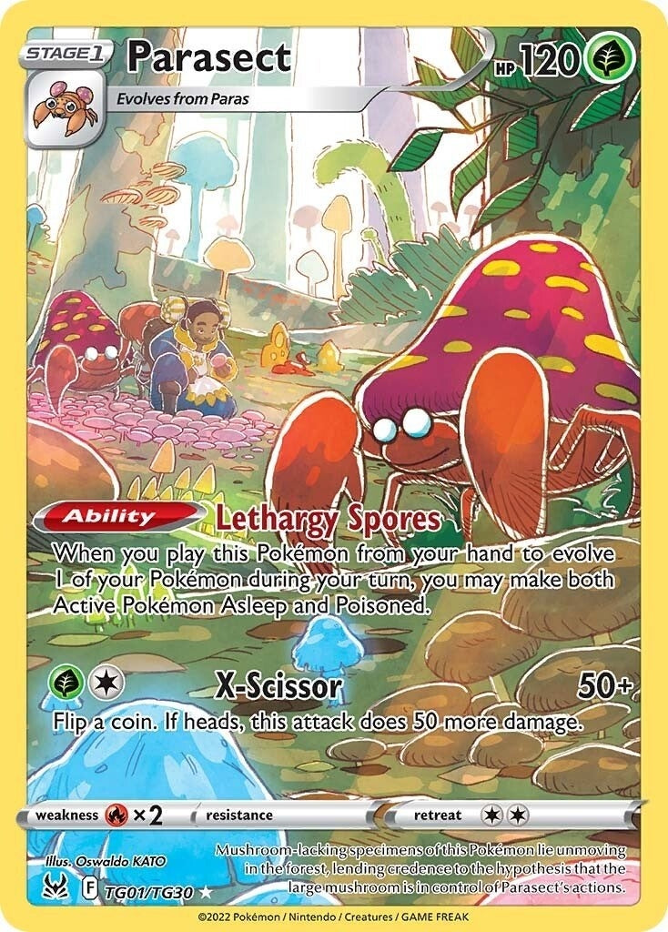 Image for Parasect (TG01/TG30) (SWSH11: Lost Origin Trainer Gallery) (SWSH11: TG) - Pokemon