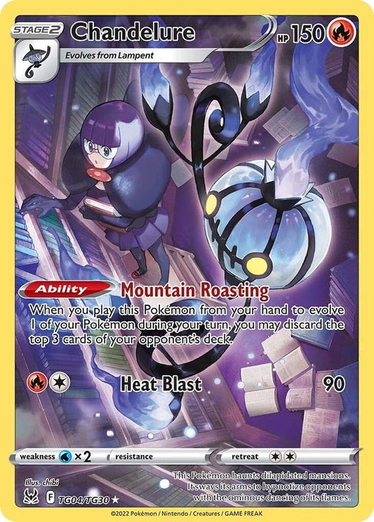 Image for Chandelure (TG04/TG30) (SWSH11: Lost Origin Trainer Gallery) (SWSH11: TG) - Pokemon