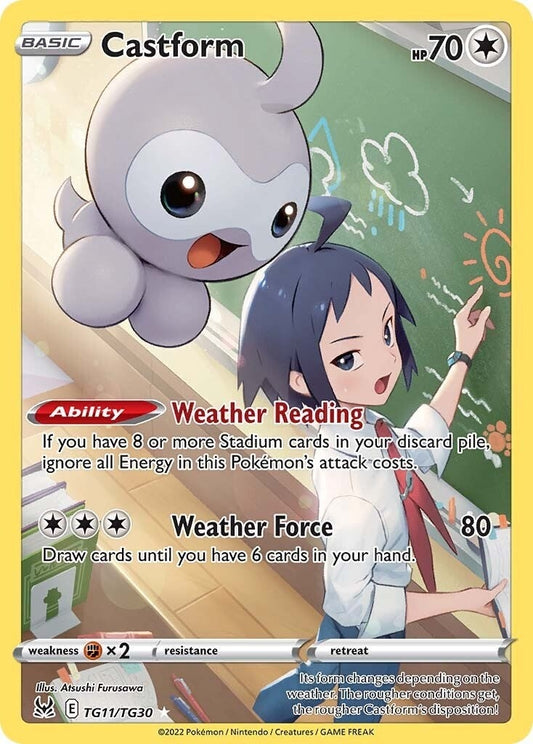 Castform (TG11/TG30) (SWSH11: Lost Origin Trainer Gallery)