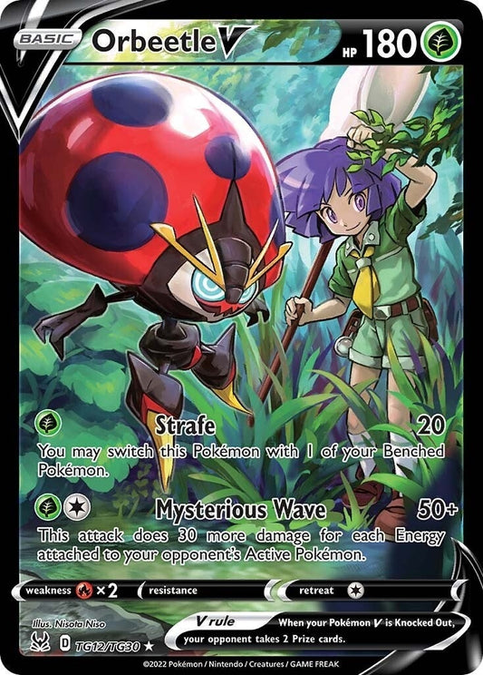 Image for Orbeetle V (TG12/TG30) (SWSH11: Lost Origin Trainer Gallery) (SWSH11: TG) - Pokemon