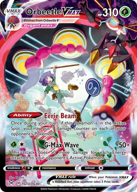 Image for Orbeetle VMAX (TG13/TG30) (SWSH11: Lost Origin Trainer Gallery) (SWSH11: TG) - Pokemon