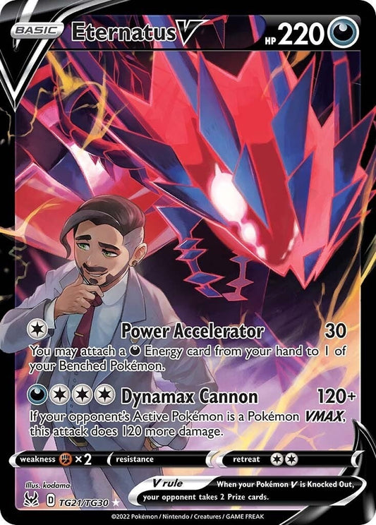 Image for Eternatus V (TG21/TG30) (SWSH11: Lost Origin Trainer Gallery) (SWSH11: TG) - Pokemon