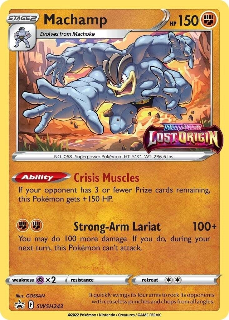 Image for Machamp - SWSH243 (Prerelease) (SWSH243) (SWSH: Sword & Shield Promo Cards) (SWSD) - Pokemon