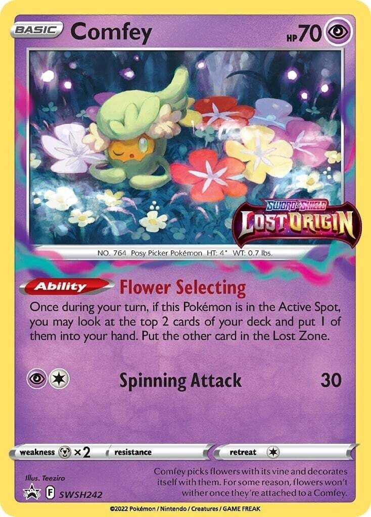 Image for Comfey - SWSH242 (Prerelease) (SWSH242) (SWSH: Sword & Shield Promo Cards) (SWSD) - Pokemon