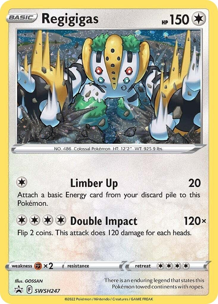 Image for Regigigas - SWSH247 (Cosmos Holo) (SWSH247) (SWSH: Sword & Shield Promo Cards) (SWSD) - Pokemon