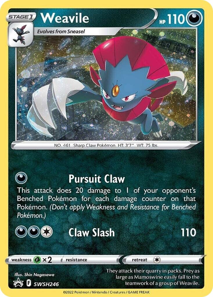 Image for Weavile - SWSH246 (Cosmos Holo) (SWSH246) (SWSH: Sword & Shield Promo Cards) (SWSD) - Pokemon