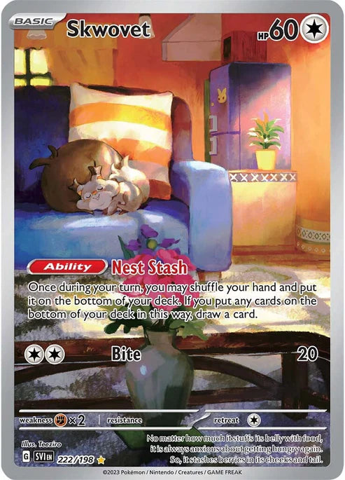 Skwovet - 222/198 - SV01: Scarlet & Violet Base Set (SV1)
