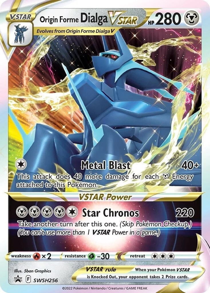 Image for Origin Forme Dialga VSTAR (SWSH256) (SWSH: Sword & Shield Promo Cards) (SWSD) - Pokemon