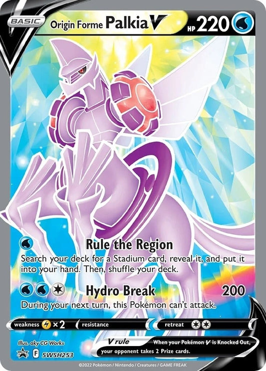 Image for Origin Forme Palkia V (SWSH253) (SWSH: Sword & Shield Promo Cards) (SWSD) - Pokemon