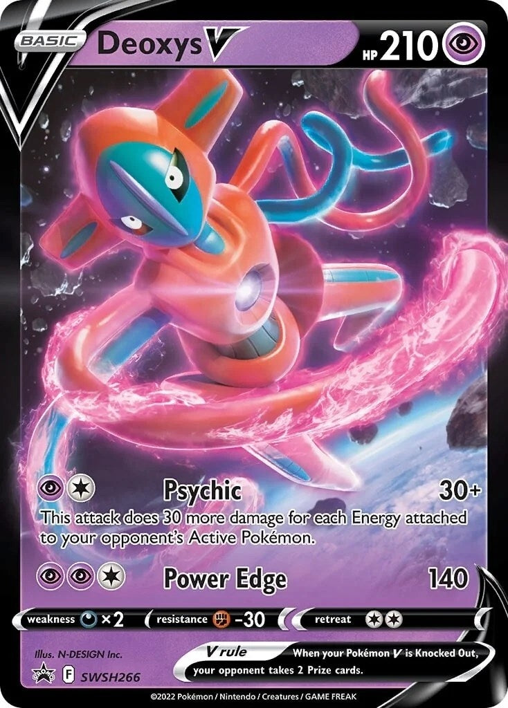 Image for Deoxys V - SWSH266 (SWSH266) (SWSH: Sword & Shield Promo Cards) (SWSD) - Pokemon