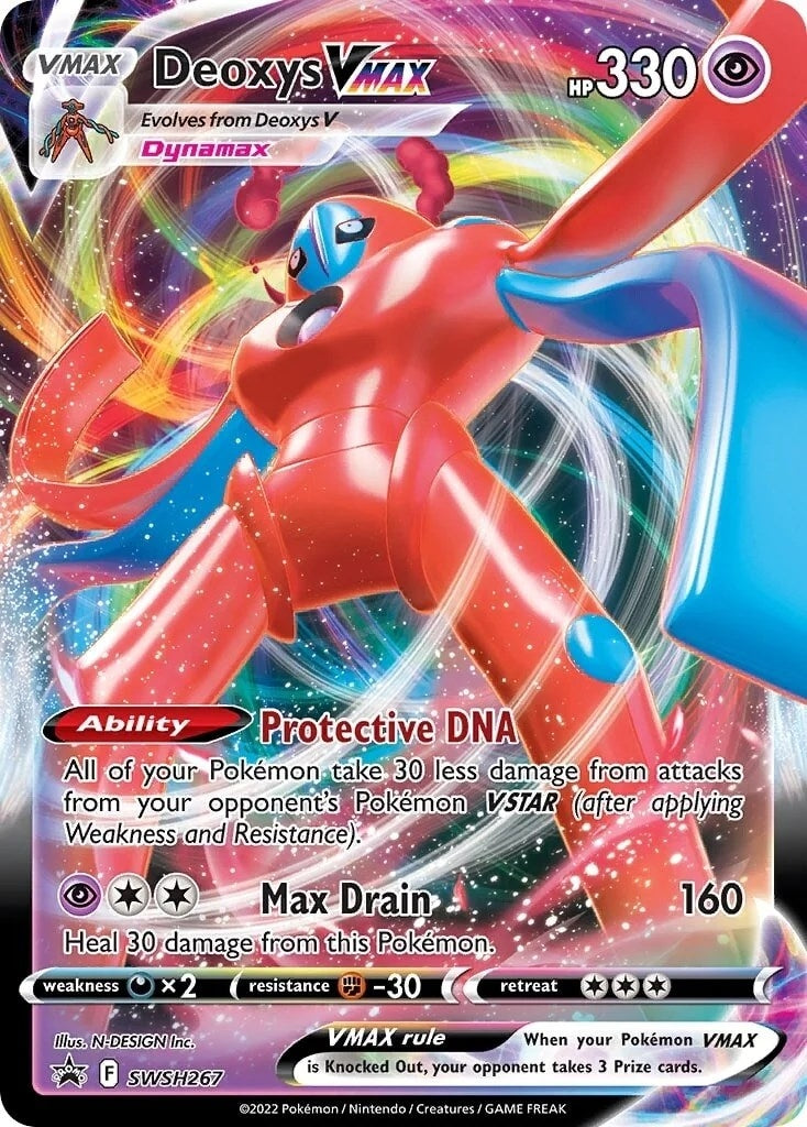 Image for Deoxys VMAX - SWSH267 (SWSH267) (SWSH: Sword & Shield Promo Cards) (SWSD) - Pokemon