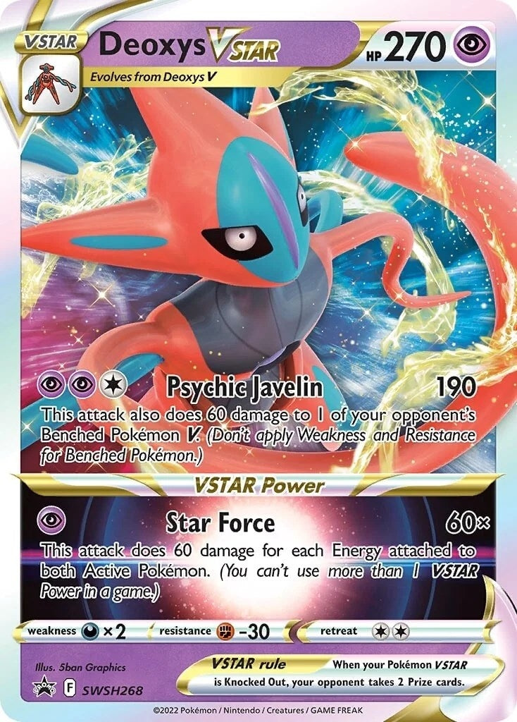 Image for Deoxys VSTAR - SWSH268 (SWSH268) (SWSH: Sword & Shield Promo Cards) (SWSD) - Pokemon