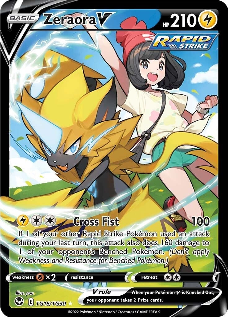 Image for Zeraora V (TG16/TG30) (SWSH12: Silver Tempest Trainer Gallery) (SWSH12: TG) - Pokemon