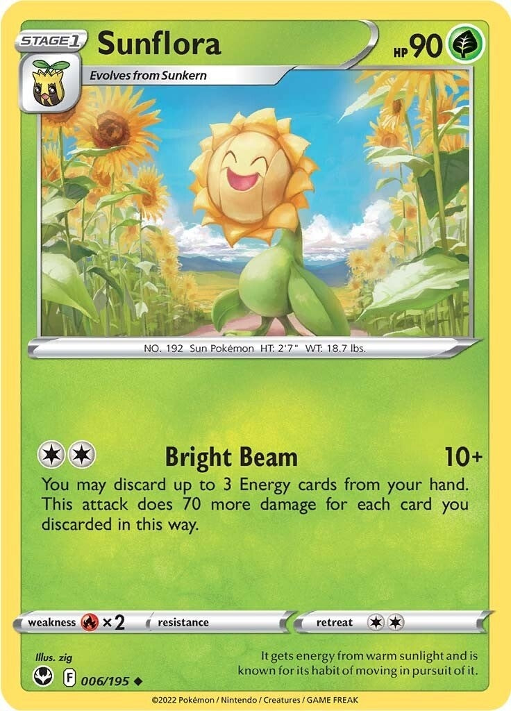 Image for Sunflora (006/195) (SWSH12: Silver Tempest) (SWSH12) - Pokemon