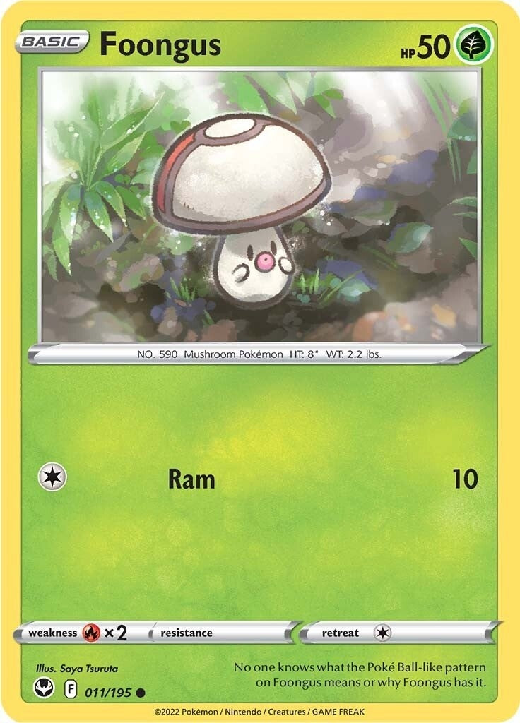 Image for Foongus (011/195) (SWSH12: Silver Tempest) (SWSH12) - Pokemon