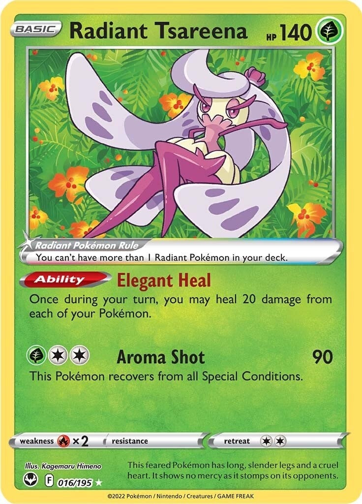 Image for Radiant Tsareena (016/195) (SWSH12: Silver Tempest) (SWSH12) - Pokemon