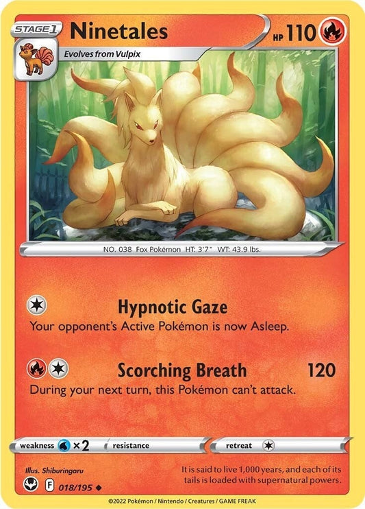 Image for Ninetales (018/195) (SWSH12: Silver Tempest) (SWSH12) - Pokemon