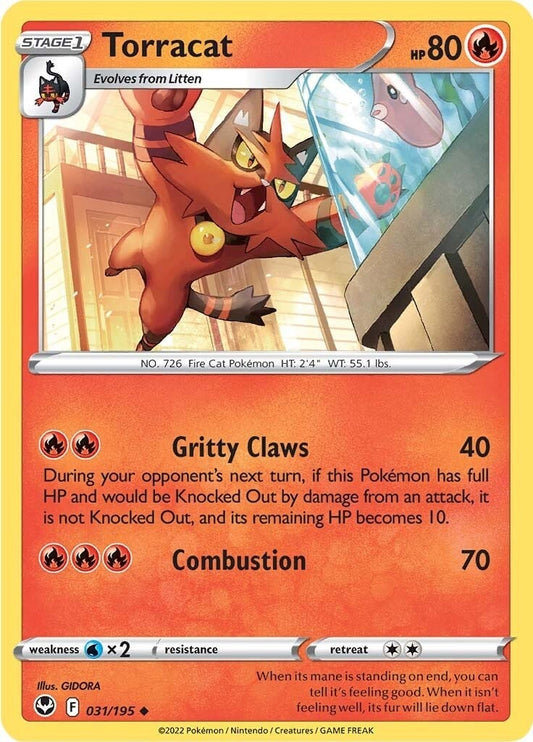 Image for Torracat (031/195) (SWSH12: Silver Tempest) (SWSH12) - Pokemon