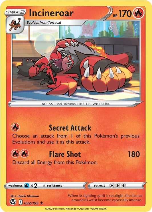 Image for Incineroar (032/195) (SWSH12: Silver Tempest) (SWSH12) - Pokemon
