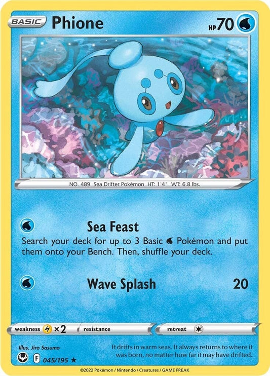 Image for Phione (045/195) (SWSH12: Silver Tempest) (SWSH12) - Pokemon