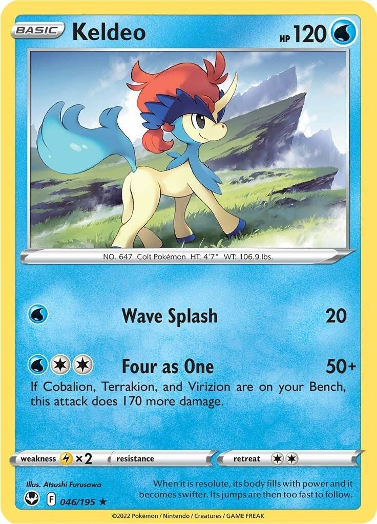 Image for Keldeo (046/195) (SWSH12: Silver Tempest) (SWSH12) - Pokemon