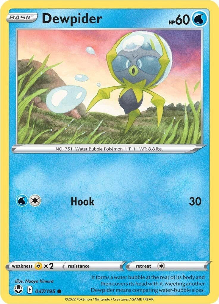 Image for Dewpider (047/195) (SWSH12: Silver Tempest) (SWSH12) - Pokemon